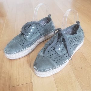 J/SLIDES Platform Espadrille Sneakers Olive 11